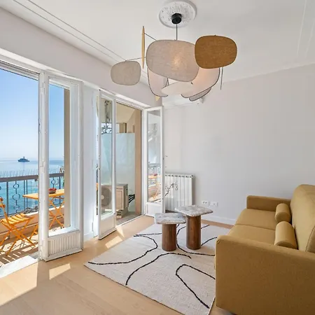 Le Bergasol Vue Terrasse Proche Centre Menton